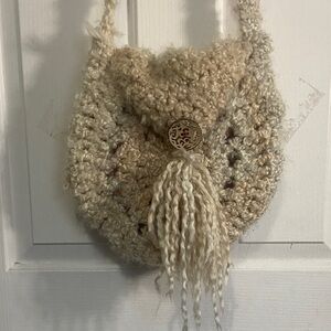 Handcrafted Cream Crochet Bag